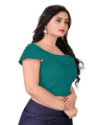 Turquoise Pearls Fantom Blouse 4