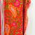 Multicolor Orange Stole Phulkari Embroidered Dupatta  Scarf