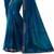 blue printed silk blend saree with blouse