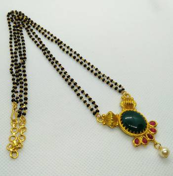 Multicolor agate mangalsutra 1
