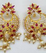 Pink zircon   danglers-drops