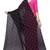 Pink printed georgette saree with blouse