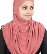 MyBatua Pink Two Piece Al-Amira Viscose Jersey Hijab