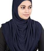 MyBatua Navy_Blue Two Piece Al-Amira Viscose Jersey Hijab