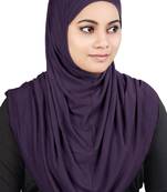 MyBatua Purple Two Piece Al-Amira Viscose Jersey Hijab