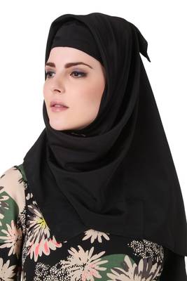 MyBatua Humaydah Black Nida Hijab 1