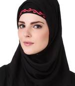 MyBatua Subaha Black Rayon Hijab