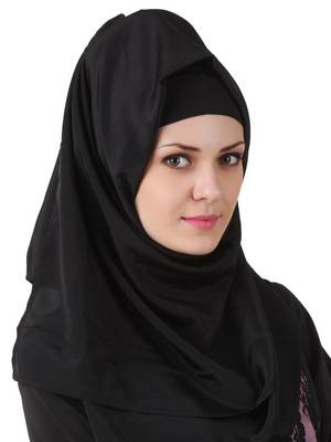 MyBatua Amala Black Nida Hijab 1
