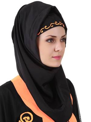 MyBatua Azka Black Nida Hijab 1