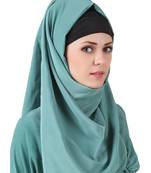 MyBatua Deeba Maternity Sea Green Crepe Hijab
