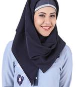 MyBatua Mahek Navy Blue Kashibo Hijab
