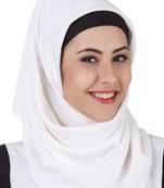 MyBatua Musnah White Rayon Hijab