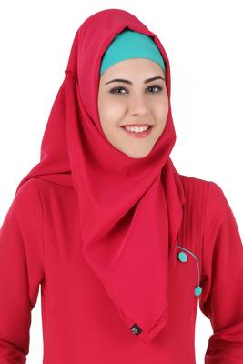MyBatua Razaan Rose Pink Kashibo Hijab 1
