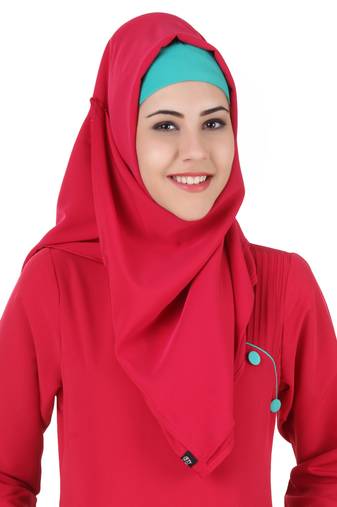 MyBatua Razaan Rose Pink Kashibo Hijab