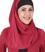 MyBatua Nagheen Rose Pink Crepe Hijab