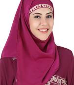 MyBatua Nahida Magenta Crepe Hijab