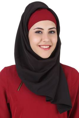 MyBatua Nahleejah Black Nida Hijab 1