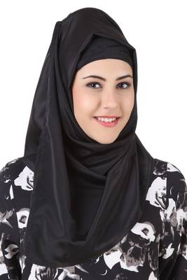 MyBatua Nasra Black Nida Hijab 1