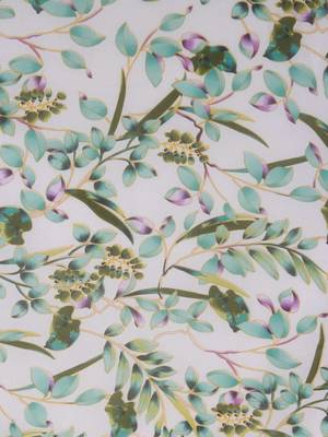 MyBatua Jouri White Floral Print Georgette Hijab 2
