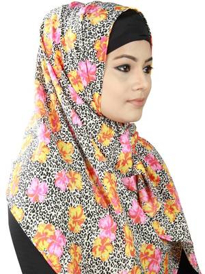 MyBatua Atyaf Printed Crepe Hijab 1