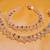 White Agate Anklets