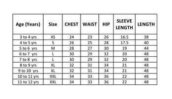 Blue Plain Rayon Kids-Abaya 2