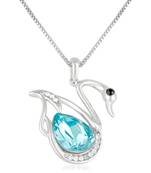 Blue swarovski crystal pendants