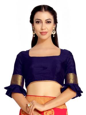 Pink Woven Art Silk Saree With Blouse 6