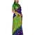Blue Woven Art Silk Saree With Blouse