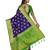 Blue Woven Art Silk Saree With Blouse