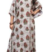 Multicolor Party Wear Printed Kaftan