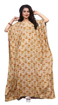 Multicolor Party Wear Digital Printed Kaftan 1