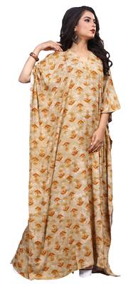Multicolor Party Wear Digital Printed Kaftan 3