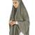 MyBatua Charcoal Dua Prayer Khimar - Soft Viscose Jersey