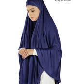 MyBatua Royal Blue Dua Prayer Khimar - Soft Viscose Jersey