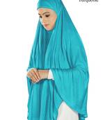 MyBatua Turquoise Dua Prayer Khimar - Soft Viscose Jersey