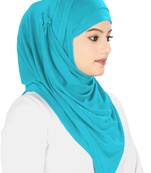 MyBatua Turquoise Jersey Hijab And Band