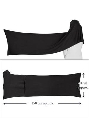 MyBatua Charcoal Jersey Hijab And Band 2