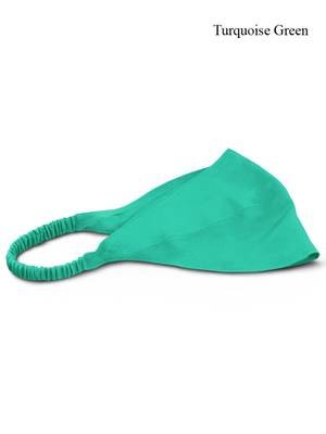 MyBatua Turquoise Green Crepe Under Hijab Band 1