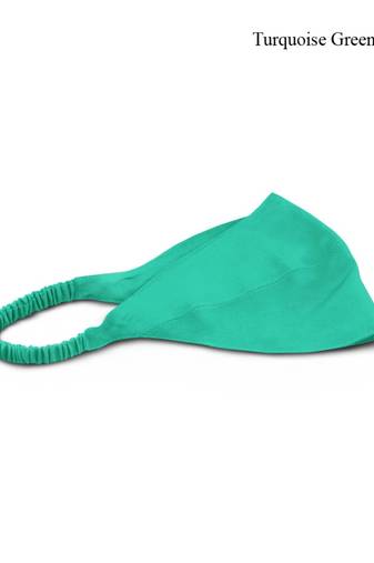 MyBatua Turquoise Green Crepe Under Hijab Band