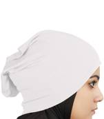 MyBatua White Viscose Jersey Under Hijab Cap