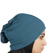 MyBatua Teal Viscose Jersey Under Hijab Cap
