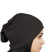 MyBatua Black Viscose Jersey Under Hijab Cap