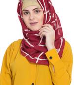Maroon Cotton Islamic Hijab