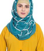 Green Cotton Islamic Hijab