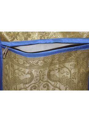 Lal Haveli Elegant Elephant Work Design Handmade Silk Rajasthani Bag 10 x 15 inch 3