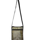 Lal Haveli Indian Handmade Peacock & Elephant Work Design Hippie Sling Crossbody Bag 10 x 15 inch