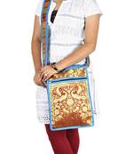 Lal Haveli Traditional Elephant & Peacock Work Design Boho Ladies Shoulder Bag 10 X 15 inches