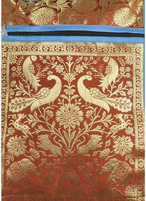 Lal Haveli Traditional Elephant & Peacock Work Design Boho Ladies Shoulder Bag 10 X 15 inches 3