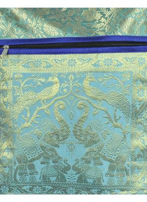 Lal Haveli Elegant Peacock & Elephant Work Design Boho Sling Bag 10 X 15 inches 3